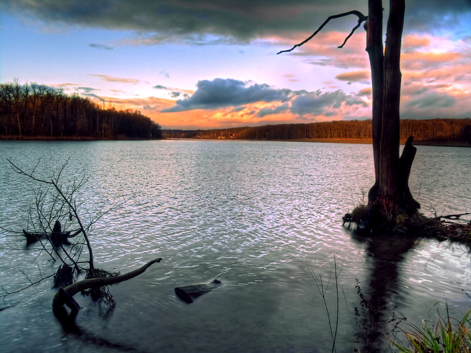 photo "***" tags: landscape, sunset, water