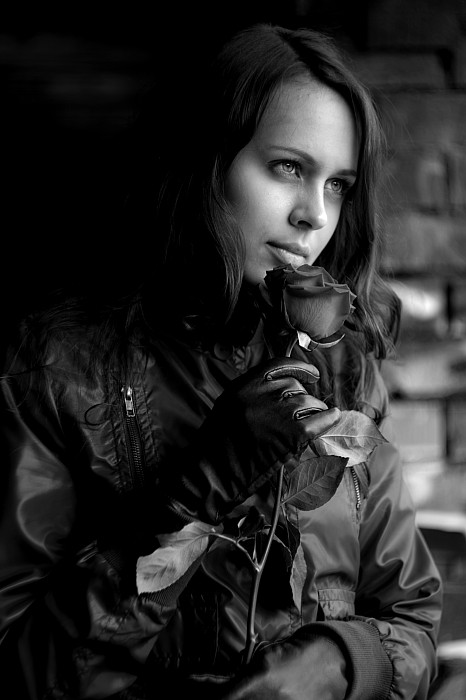 photo "***" tags: landscape, portrait, winter, woman