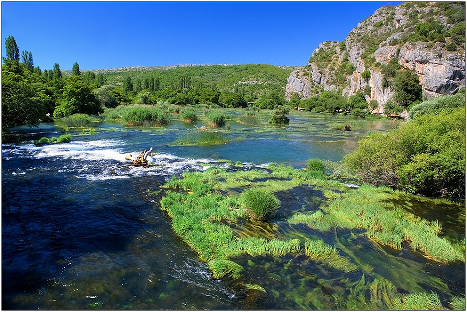 фото "Река Крка" метки: пейзаж, путешествия, Европа, вода