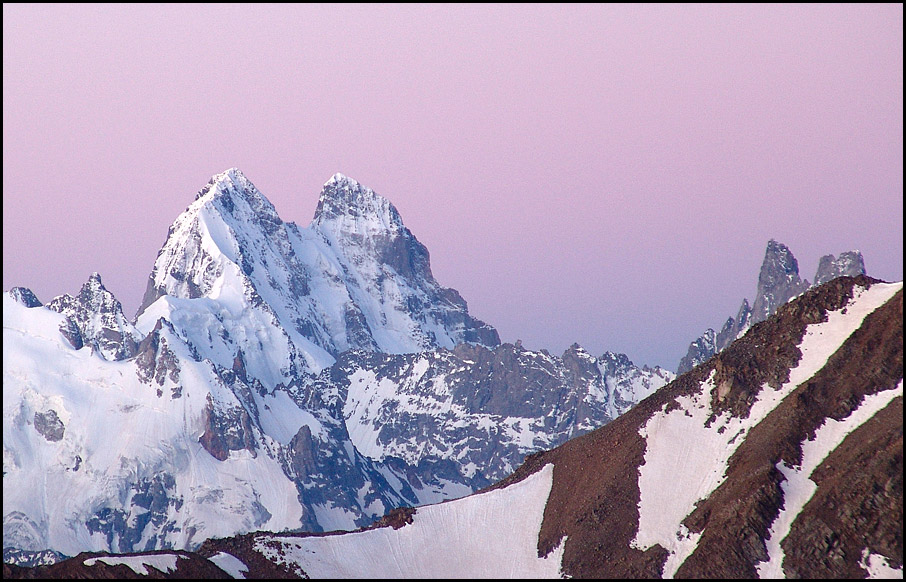 photo "Dawn to the Caucasus" tags: landscape, mountains, sunset