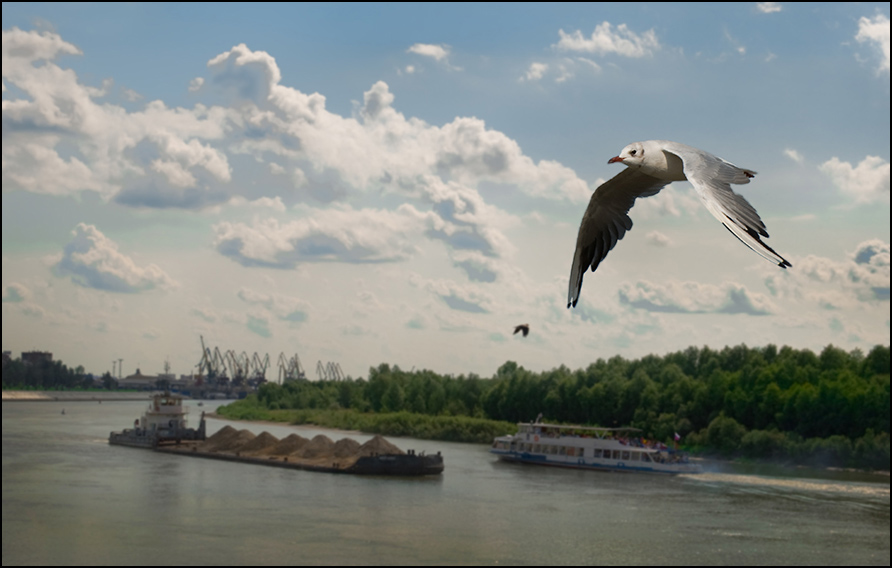 фото "Речная" метки: город, пейзаж, вода