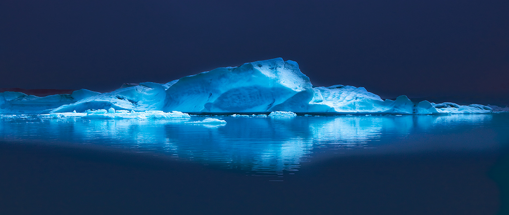 фото "Blue light" метки: пейзаж, вода, зима