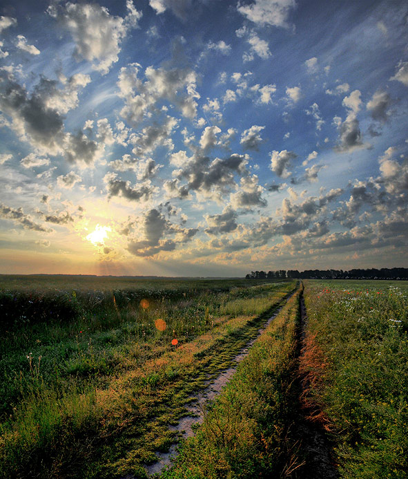 photo "***" tags: landscape, sunset