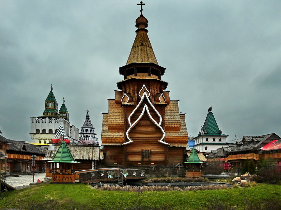 фото "Дворцовая церковь в Измайлове" метки: архитектура, пейзаж, 