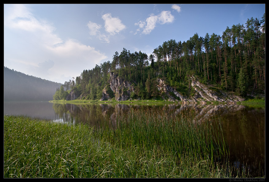 фото "Скала Камень Ермак / 0172_0101" метки: пейзаж, горы, лето, скалы