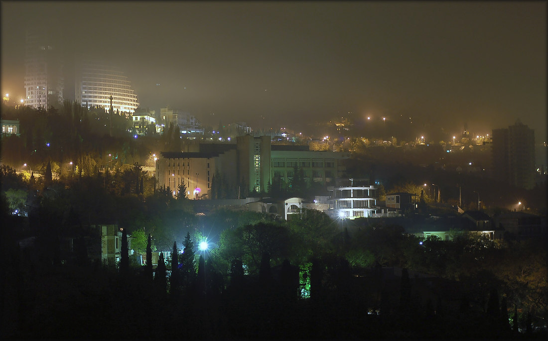 фото "ночной туман" метки: пейзаж, ночь