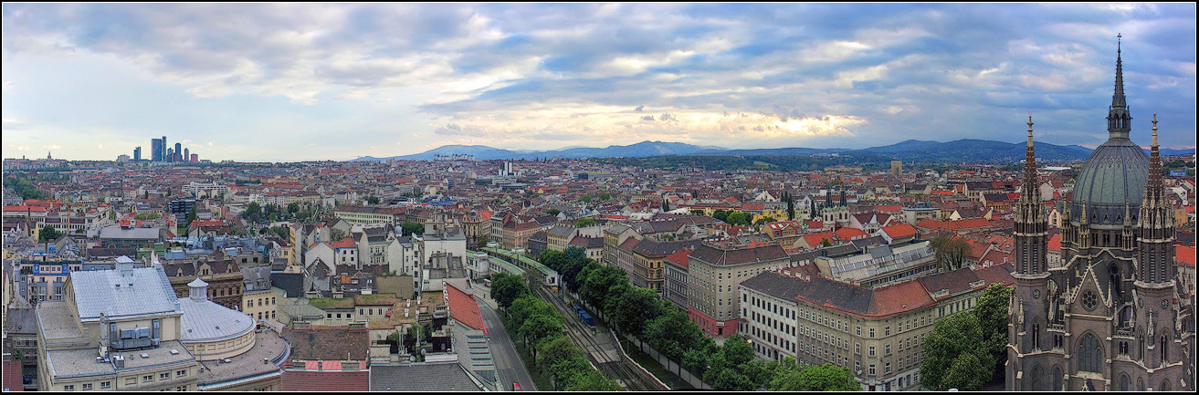 photo "over the roofs of Vienna" tags: panoramic, city, 