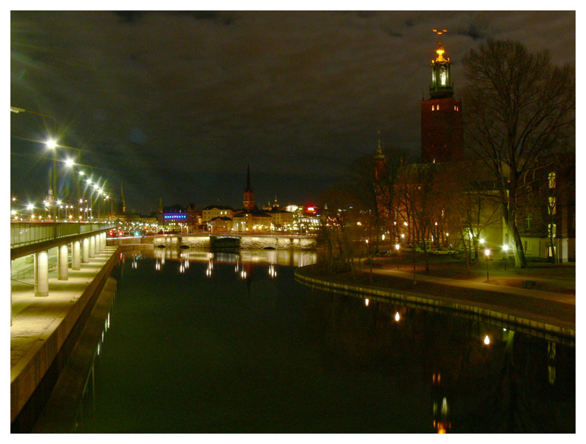 photo "Stockholm By Night" tags: city, reporting, 