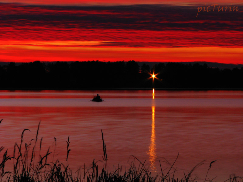 photo "***" tags: landscape, sunset, water