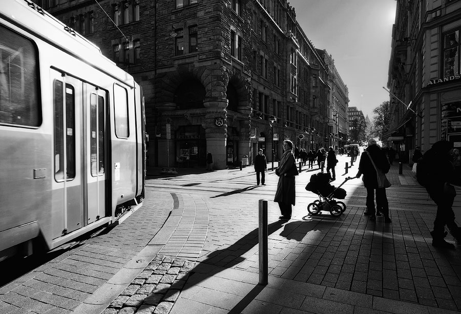 фото "Helsinki #3 Tramway" метки: архитектура, черно-белые, пейзаж, 