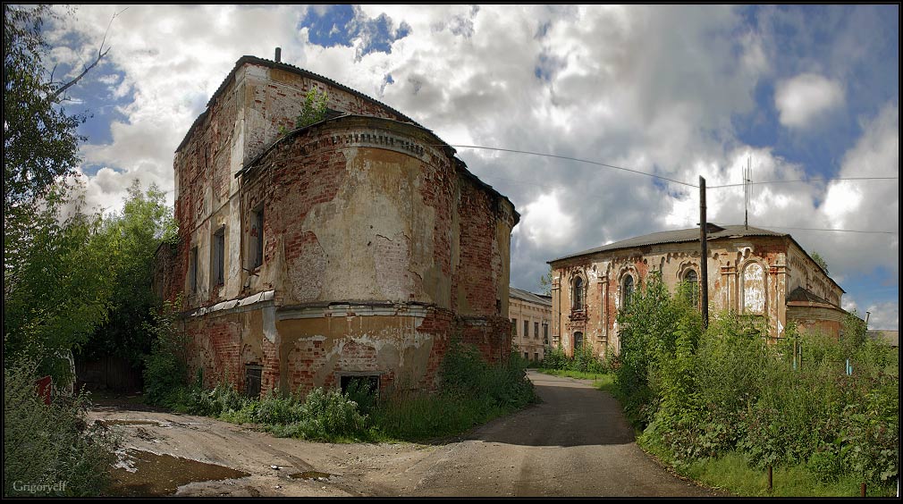 фото "Руины Введенского девичьего монастыря в Тихвине" метки: архитектура, пейзаж, 