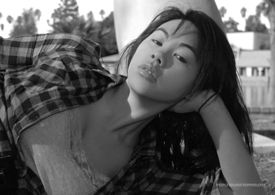 photo "Asian beauty in B & W." tags: portrait, black&white, woman
