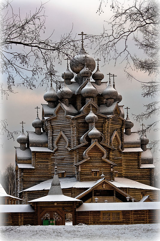 фото "без Единого гвоздя !" метки: пейзаж, зима