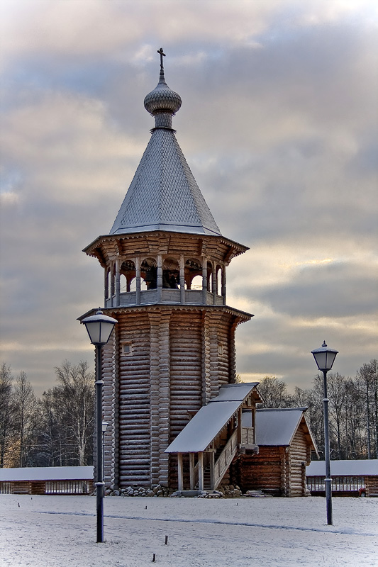 фото "Колокольня ." метки: пейзаж, зима