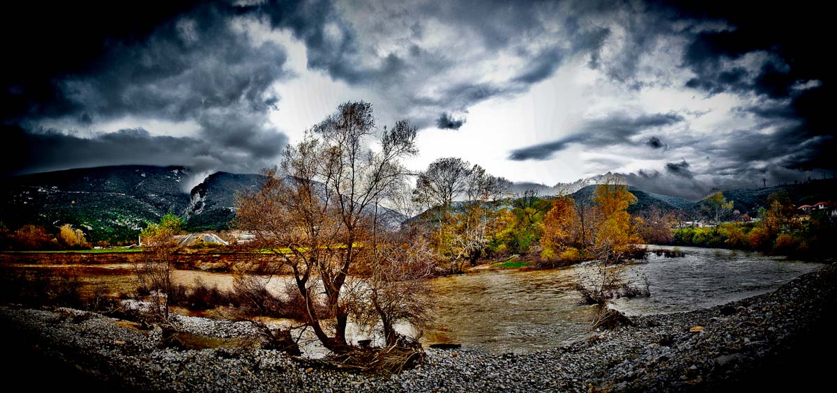 photo "Foothills of Olympus MountainEXP2" tags: panoramic, landscape, 