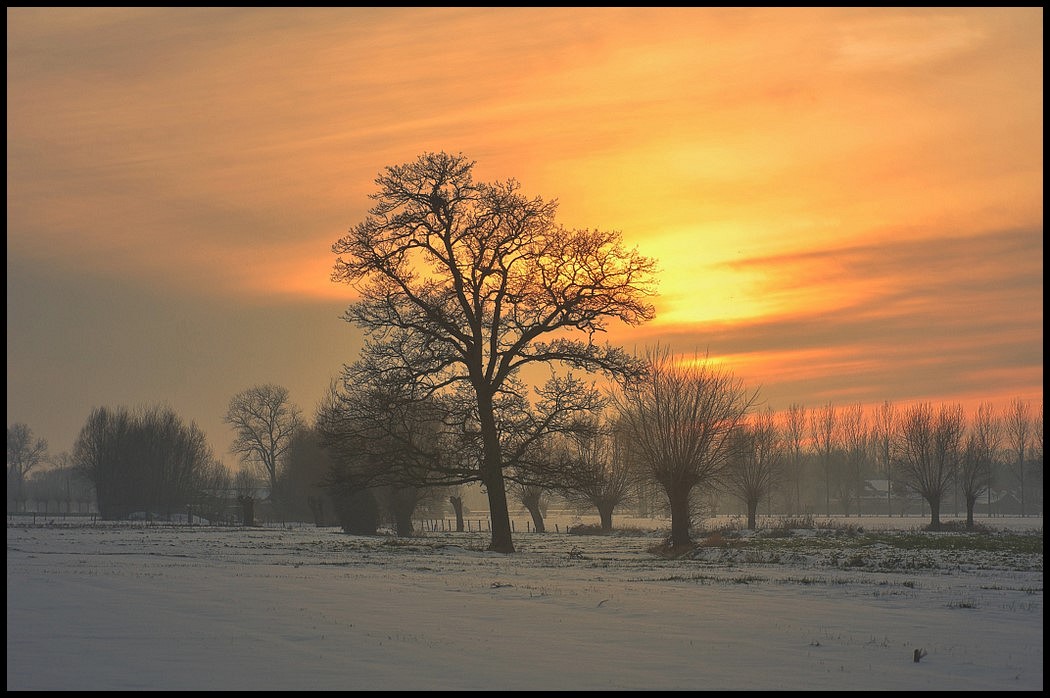 photo "***" tags: landscape, sunset, winter