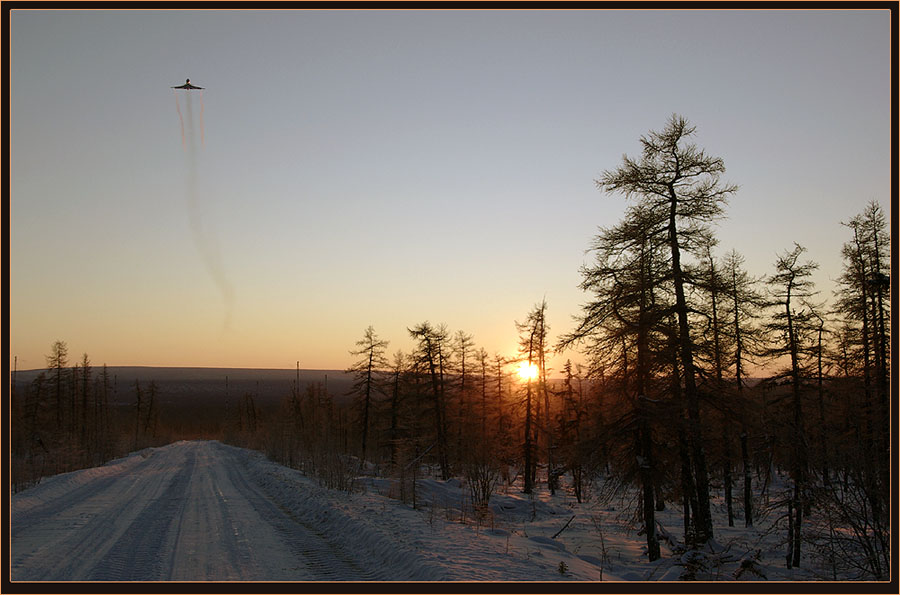 photo "***" tags: landscape, sunset, winter