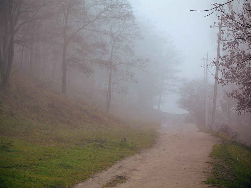 photo "Road to fog" tags: landscape, autumn