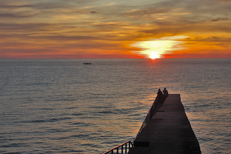 photo "***" tags: landscape, sunset, water