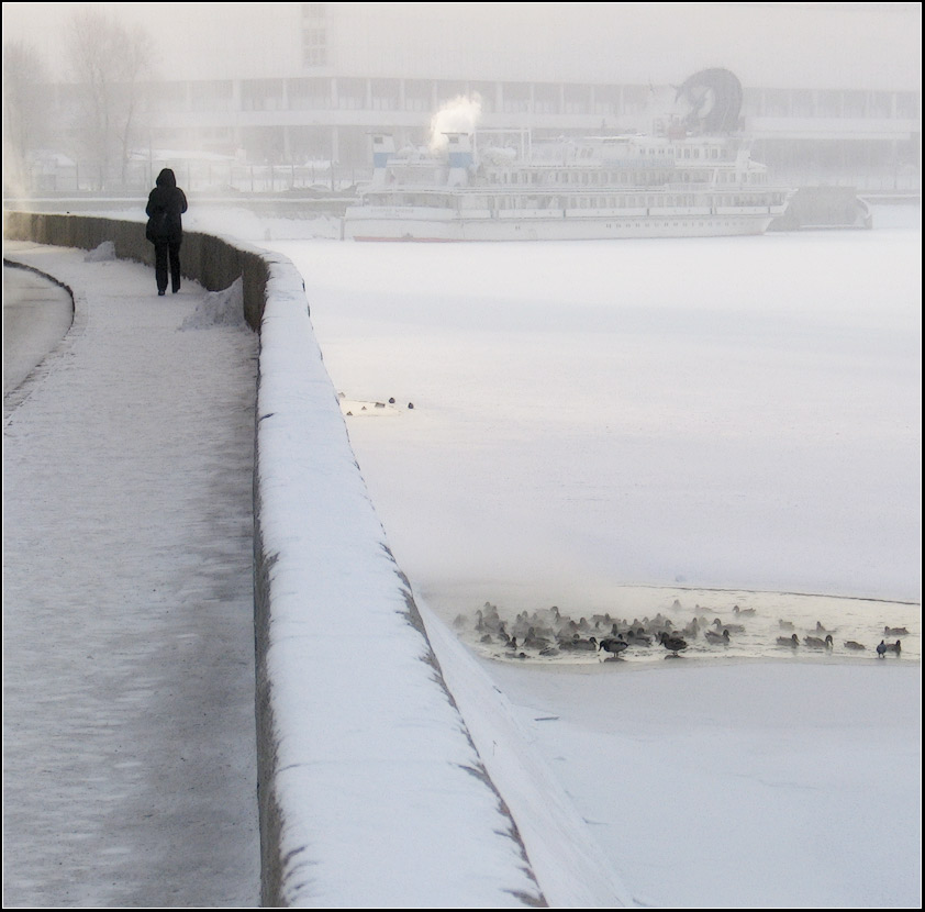 photo "warm bath on a frosty day" tags: landscape, city, winter