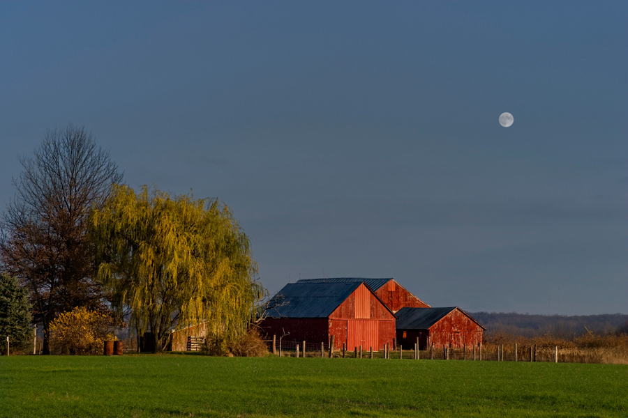 photo "County Evening" tags: landscape, architecture, 