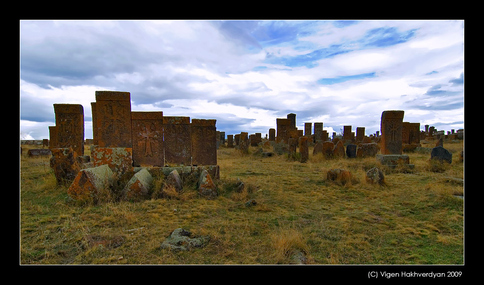 фото "Khachkars of Noratus" метки: путешествия, 