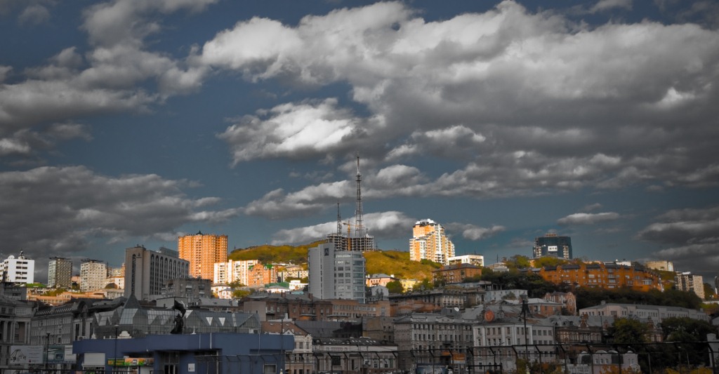 photo "***" tags: city, landscape, clouds