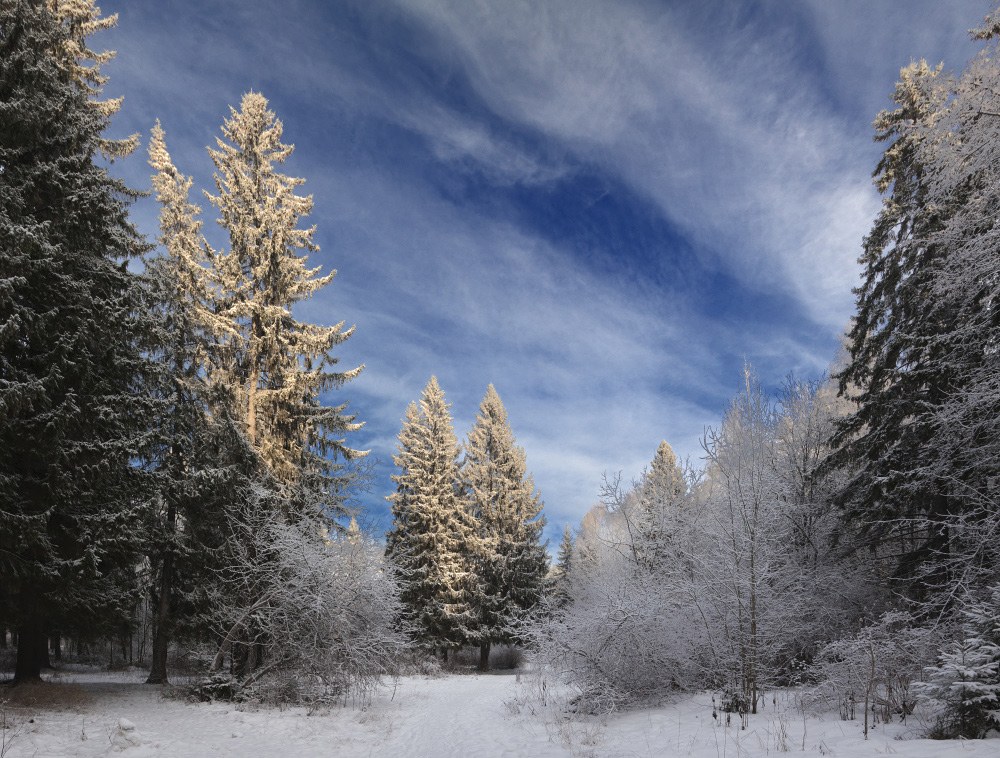 фото "Полет облаков" метки: пейзаж, зима