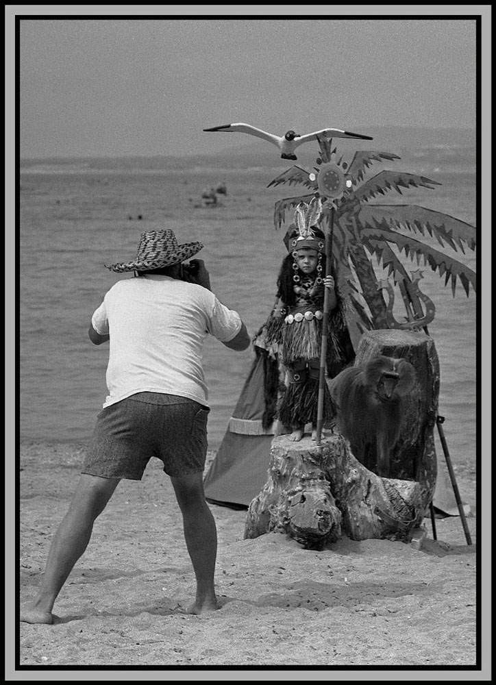 фото "1981 г. Пляжный фотограф." метки: жанр, 