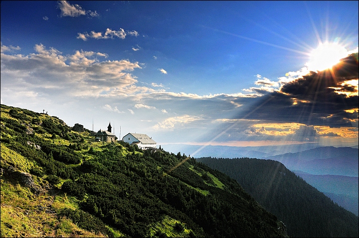 фото "Sunset in Ceahlau mountains" метки: пейзаж, горы, закат