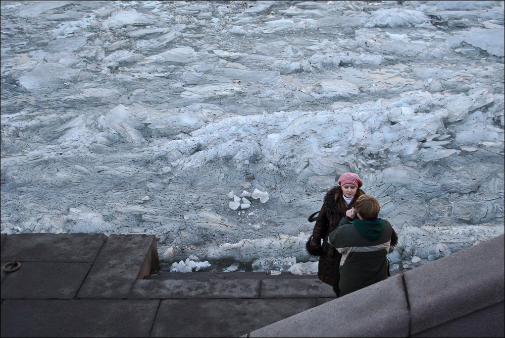 photo "photoshoot in the winter Neva" tags: landscape, genre, winter