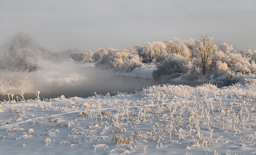 фото "арктический Оредеж)" метки: пейзаж, зима