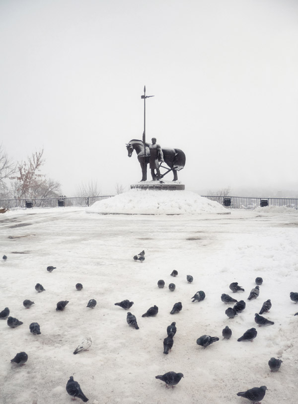 фото "Утро у памятника" метки: пейзаж, жанр, 