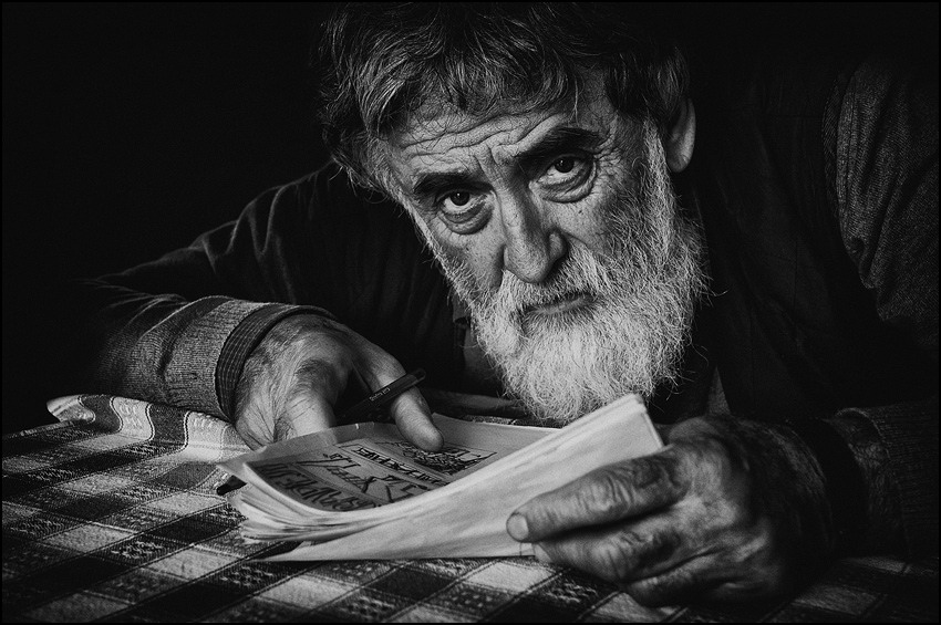 фото "Cedomir Kesic, painter" метки: портрет, мужчина