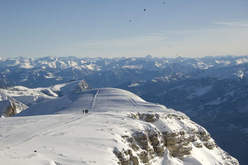 photo "View from Caeserrugg" tags: landscape, mountains, winter