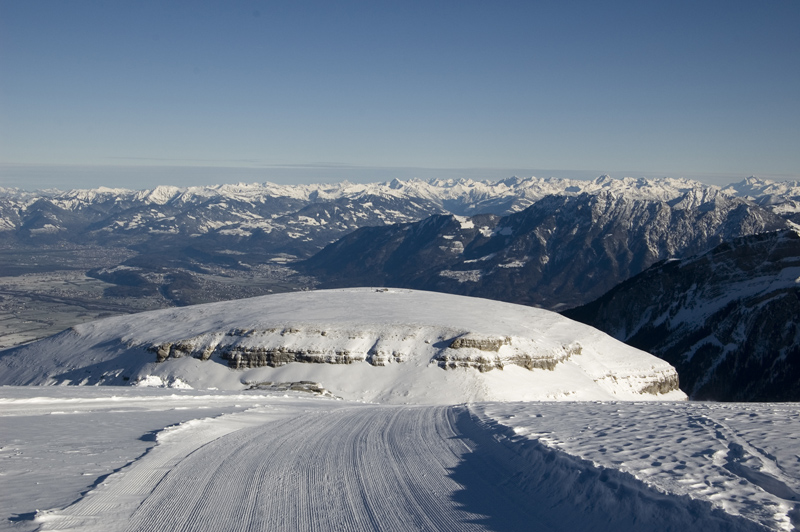 фото "View from Caeserrugg" метки: пейзаж, горы, зима