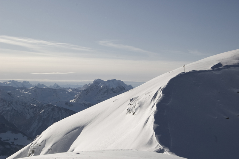 photo "View from Caeserrugg" tags: landscape, mountains, winter