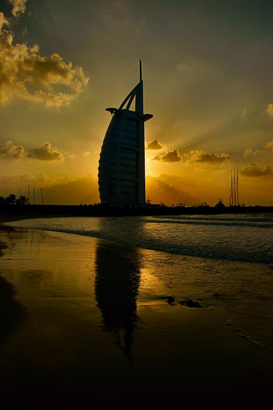 photo "Burj Al Arab" tags: landscape, travel, Asia, sunset