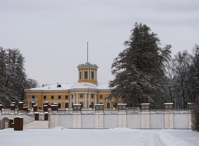 photo "Russian manor winter (Arkhangelskoe, Moscow)" tags: architecture, landscape, winter