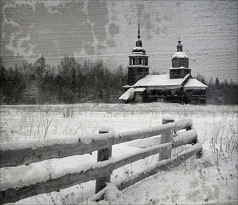 фото "Старая церковь" метки: архитектура, пейзаж, зима