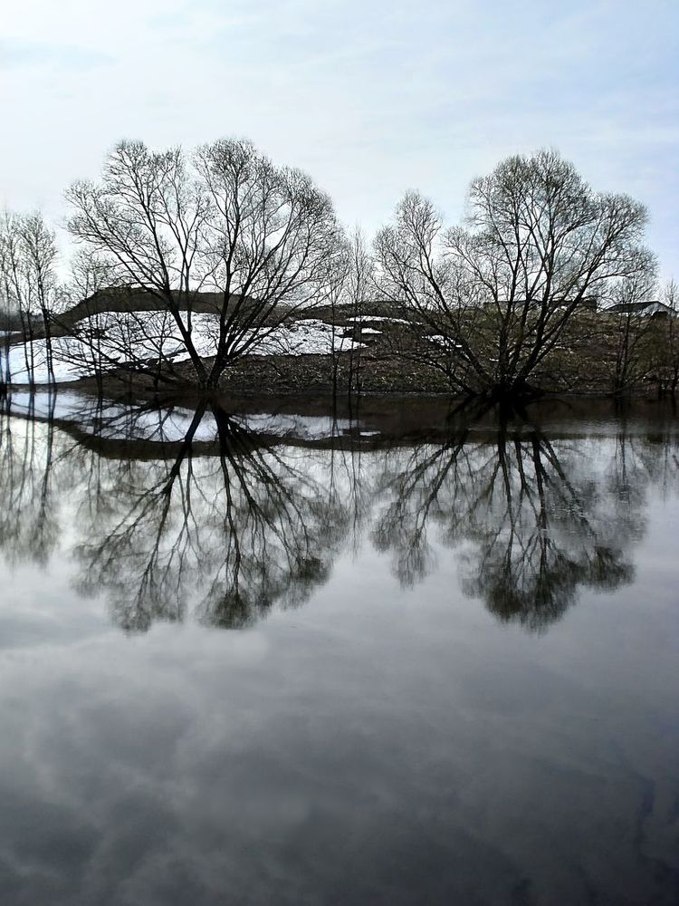 photo "The spring sky" tags: landscape, spring, water