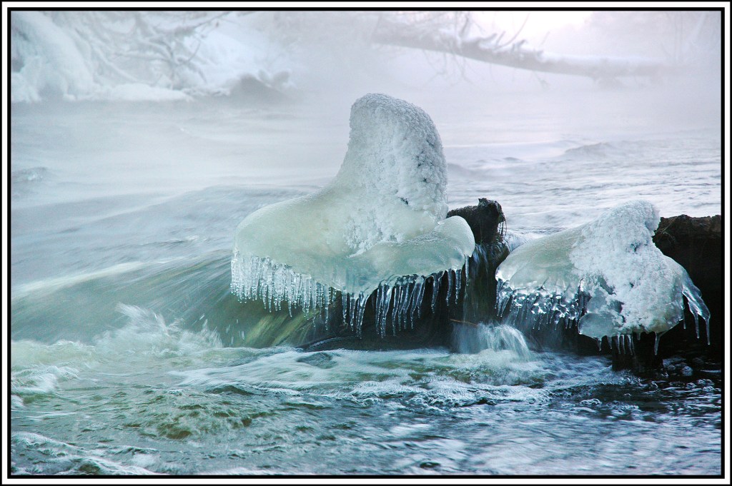 фото "2010 г. Зимняя река Пехорка. Этюд 1." метки: , 