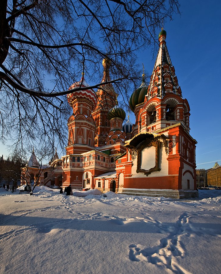 фото "Василий Блаженный на закате." метки: архитектура, город, пейзаж, 