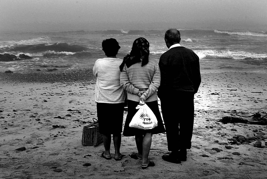 photo "The beach" tags: black&white, 