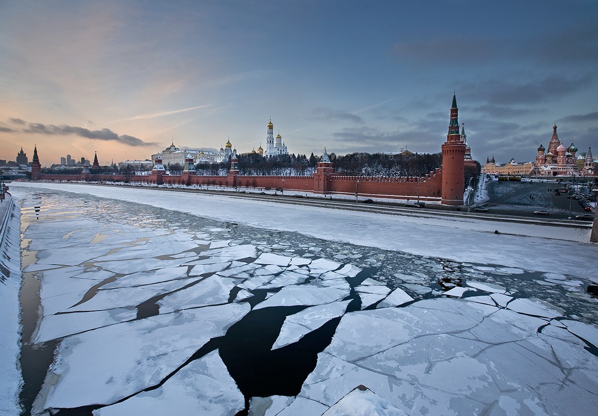 фото "Январский ледоход" метки: пейзаж, город, зима