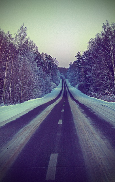фото "road" метки: пейзаж, зима