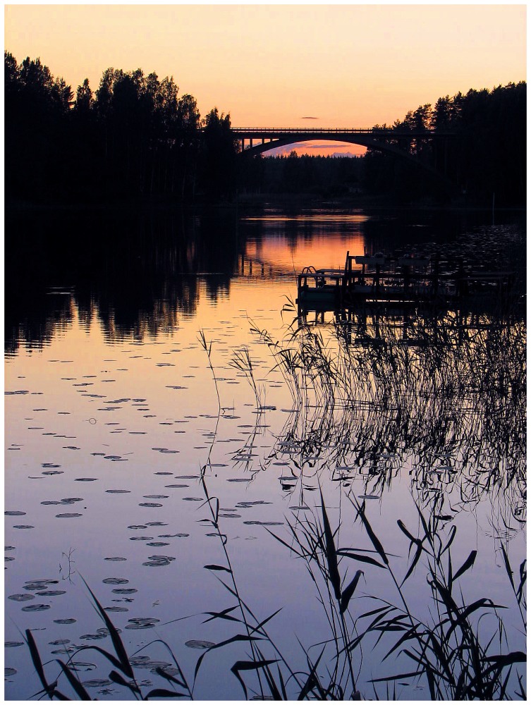 photo "Saimaa" tags: landscape, sunset, water