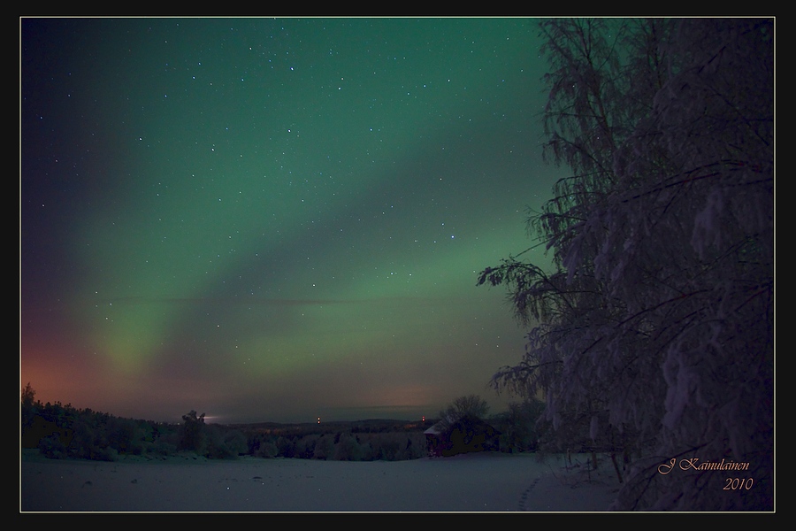 photo "Northern lights again" tags: landscape, winter