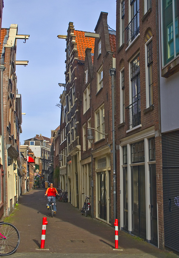 фото "танцующие дома Амстердама" метки: архитектура, путешествия, пейзаж, Европа