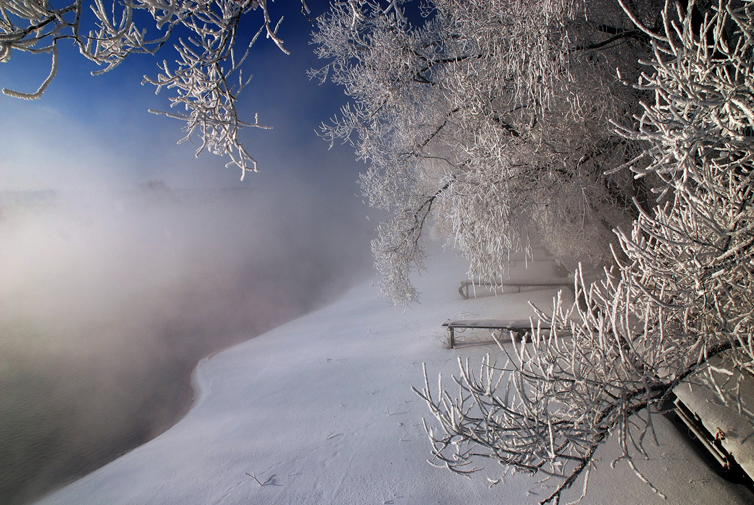 photo "***" tags: landscape, water, winter